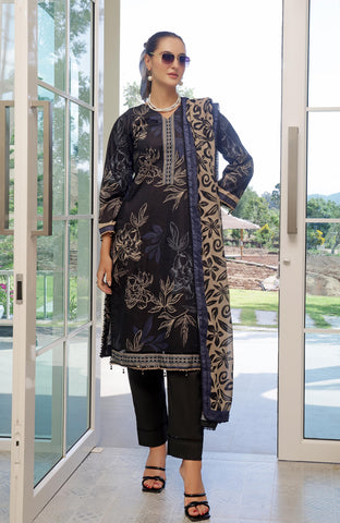Alzohaib | Digital Printed Cambric | Colors Digital Cambric 3 Piece-CDC-25-02