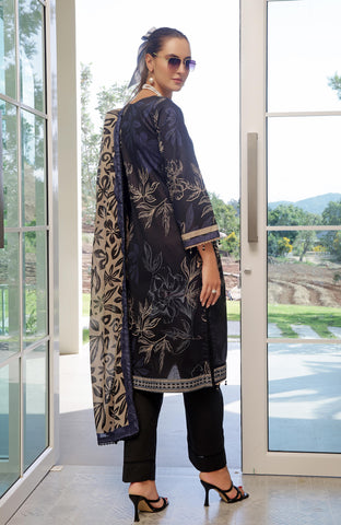 Alzohaib | Digital Printed Cambric | Colors Digital Cambric 3 Piece-CDC-25-02