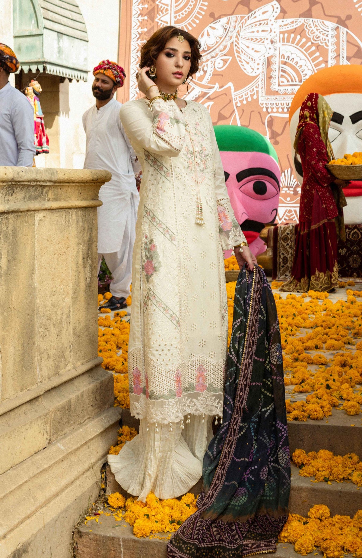 Al Zohaib | Bandhani The Tale of Jaipur 25 | BTJ-25-02 by Al Zohaib - Designer Dress - Type: Ladies Clothes - Available at Libayah - 100% Original