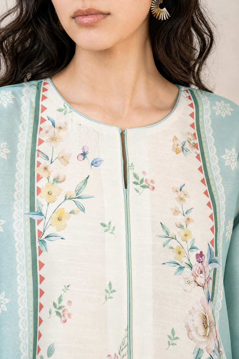 Saad Shaikh | Ease Fall Edit 26 | D-02 Kaftan by Saad Shaikh - Designer Dress  - Type : Ladies Clothes - Available at Libayah - 100% Original 