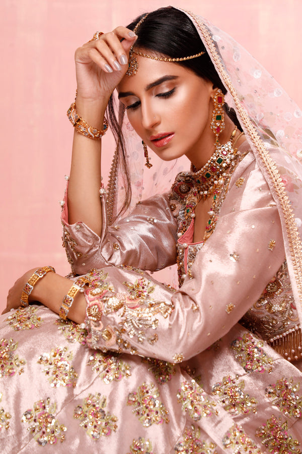 Wahajmkhan | Festive Fiesta Formals | MINK PINK by Wahaj M.Khan - Designer Dress - Type: Ladies Clothes - Available at Libayah - 100% Original