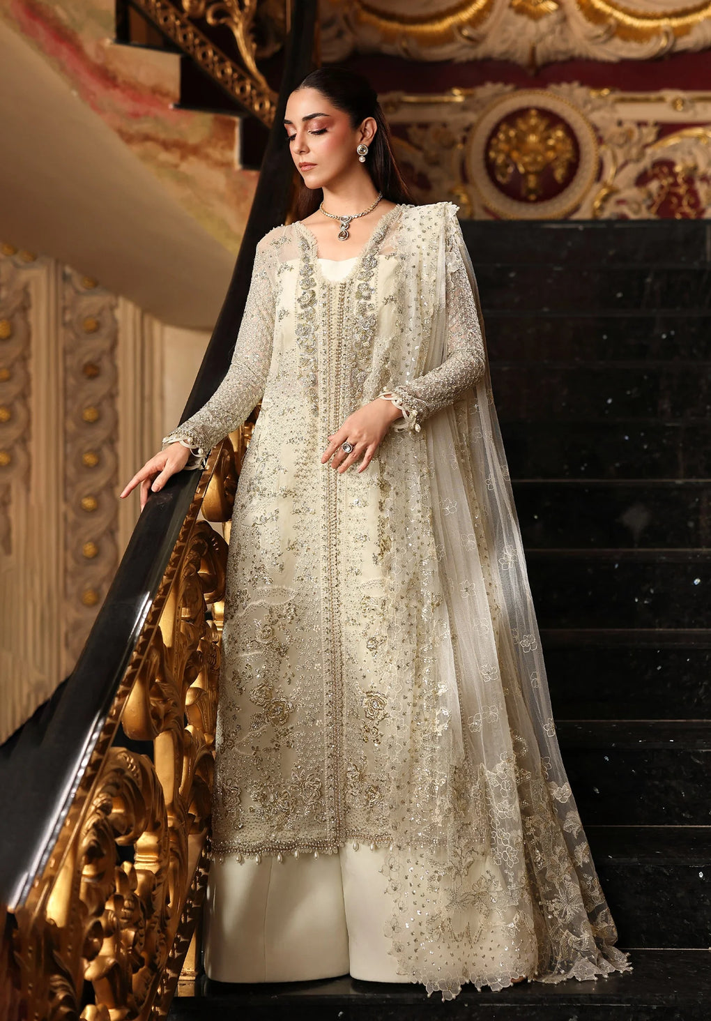 ESH-01 CELESTIA – authentic Pakistani formal dress from the Elaf Premium Stardom Formal Handwork 25 collection for women in the UK