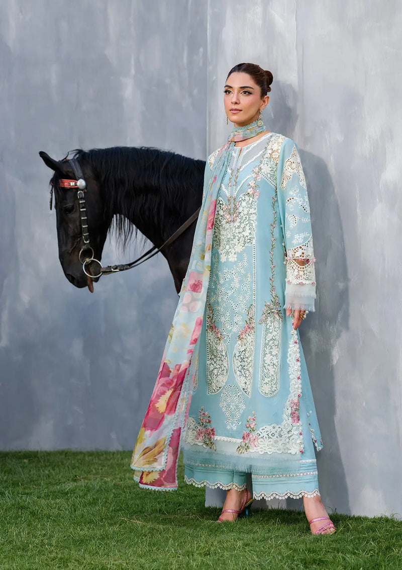Elaf Premium | Luxury Lawn 25 | ELH-5B ELYA by Elaf Premium - Designer Dress - Type: Ladies Clothes - Available at Libayah - 100% Original