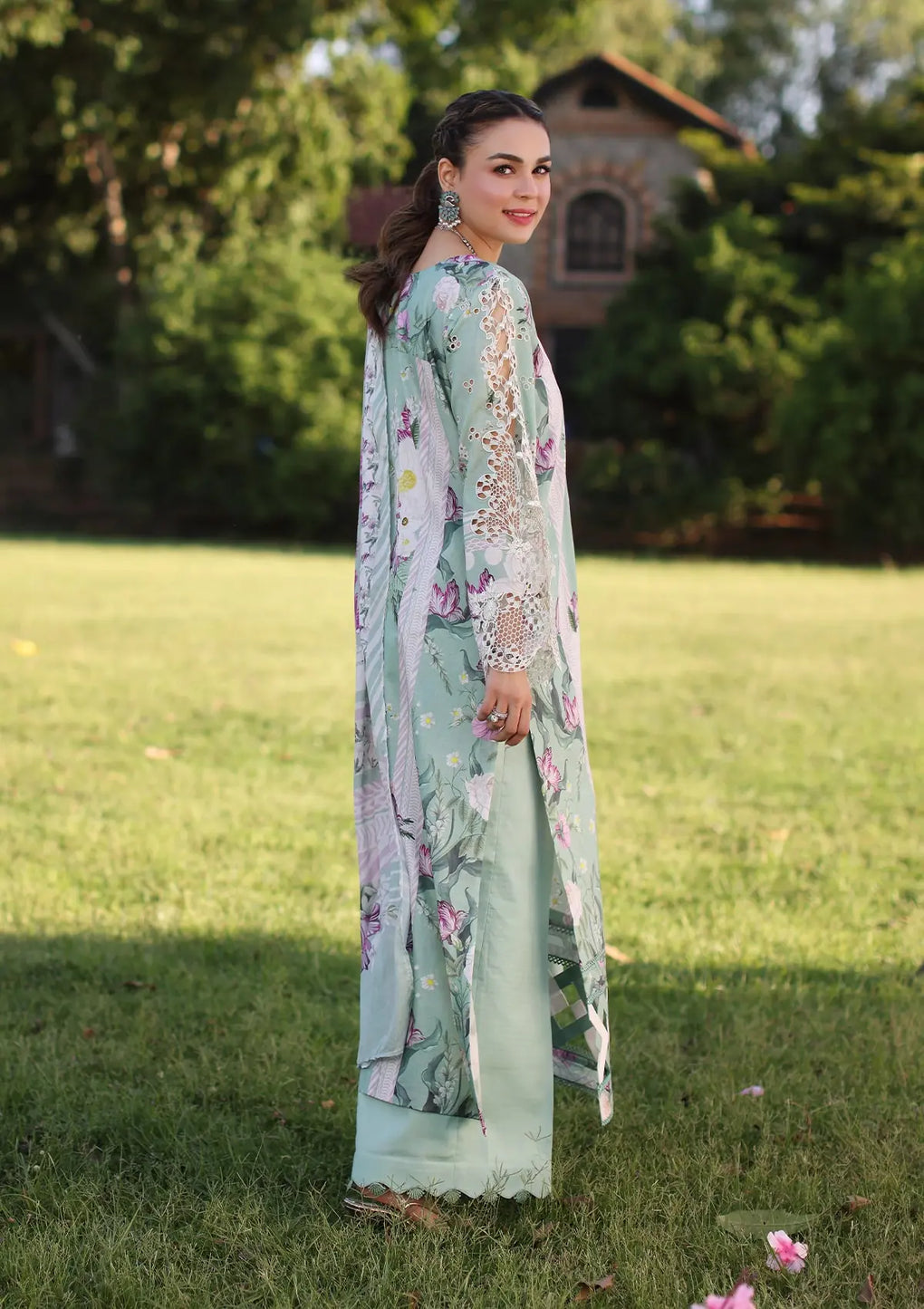 Elaf Premium | Prints Chikankari 24 | 05B CELESTIAL by Elaf Premium - Designer Dress - Type: Ladies Clothes - Available at Libayah - 100% Original