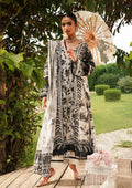 Elaf Premium | Printed Collection 24 | EEP-07B - Black Blossom by Elaf Premium - Designer Dress - Type: Ladies Clothes - Available at Libayah - 100% Original
