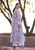 Elaf Premium | Prints Chikankari 24 | 04A OCEAN BLOSSOMS by Elaf Premium - Designer Dress - Type: Ladies Clothes - Available at Libayah - 100% Original