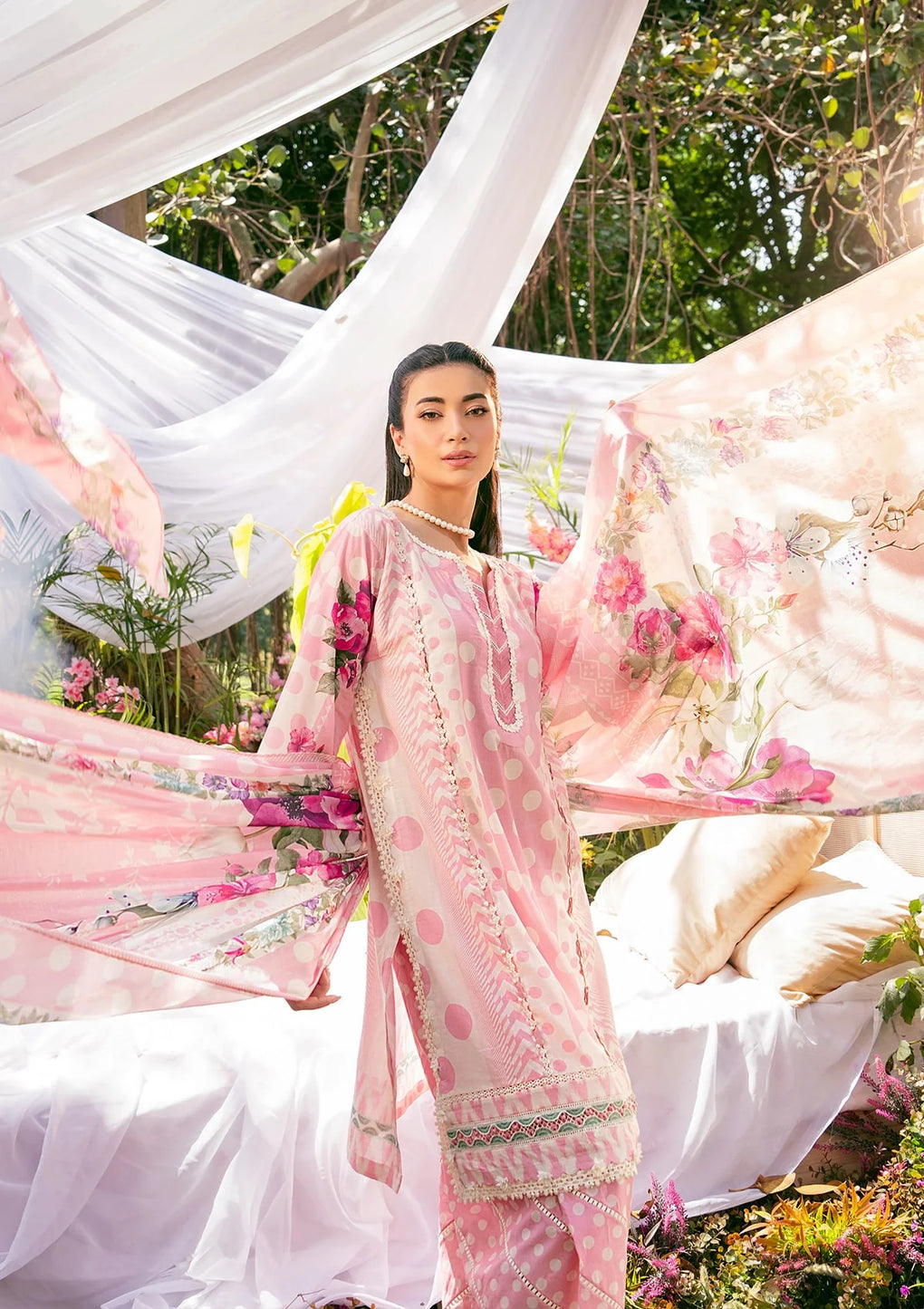 Elaf Premium | Prints 25 | EPS-2A ROSE DUSK by Elaf Premium - Designer Dress - Type: Ladies Clothes - Available at Libayah - 100% Original