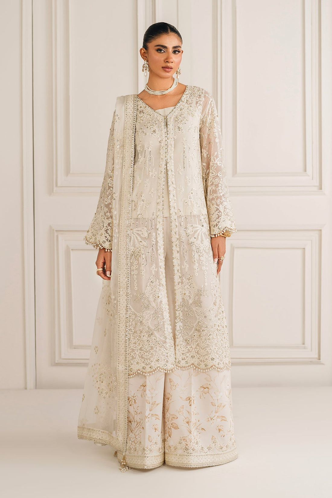 Baroque | Formal Collection | UF-4157 by Baroque - Designer Dress  - Type : Ladies Clothes - Available at Libayah - 100% Original 