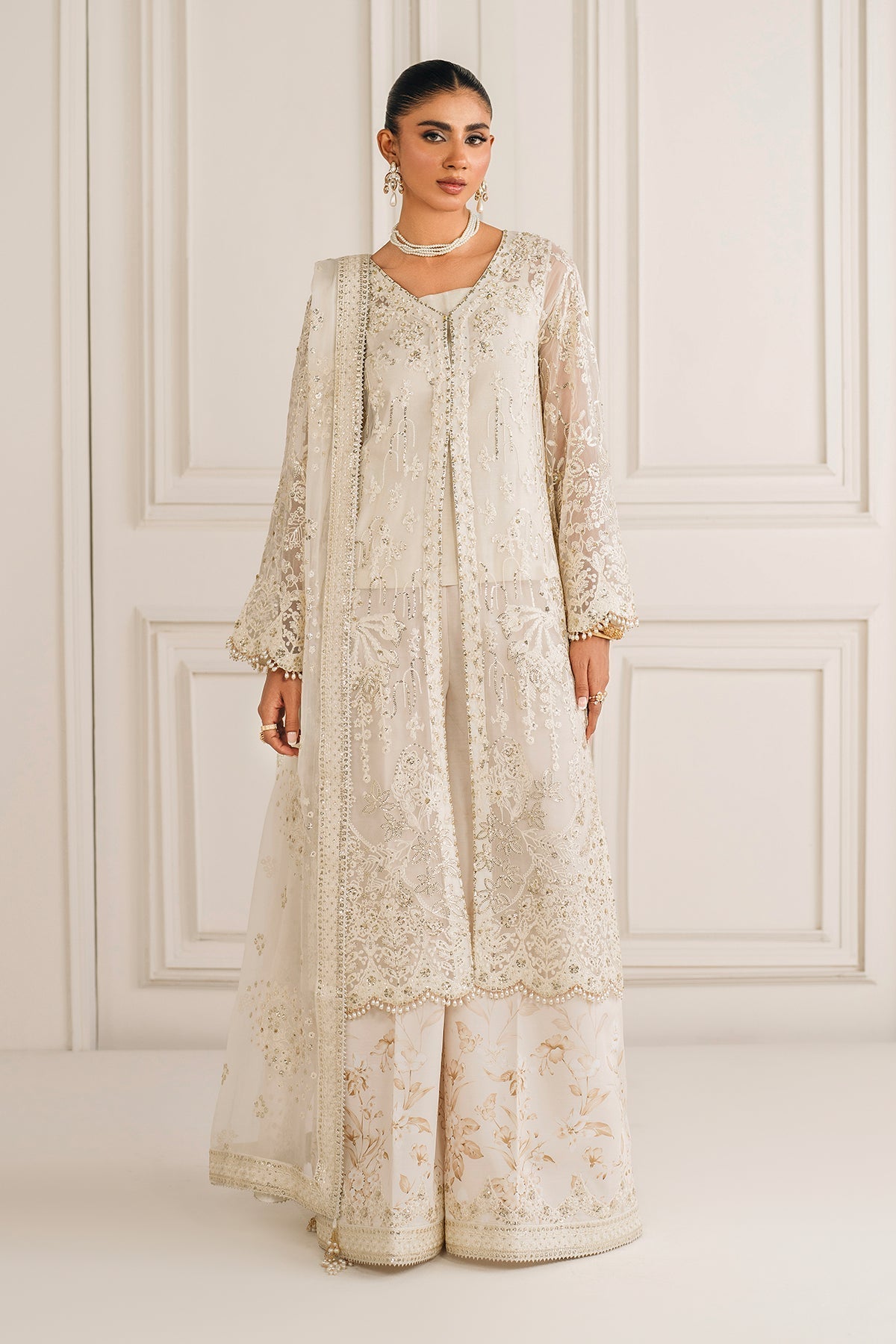 Baroque | Formal Collection | UF-4157 by Baroque - Designer Dress  - Type : Ladies Clothes - Available at Libayah - 100% Original 