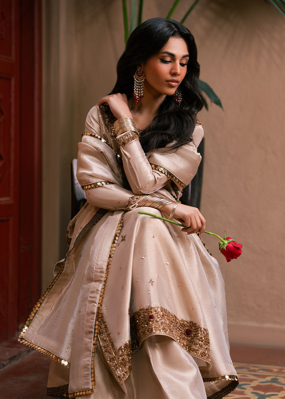 Haseens | Dastakh Pret | Riffat by Haseens - Designer Dress  - Type : Ladies Clothes - Available at Libayah - 100% Original 