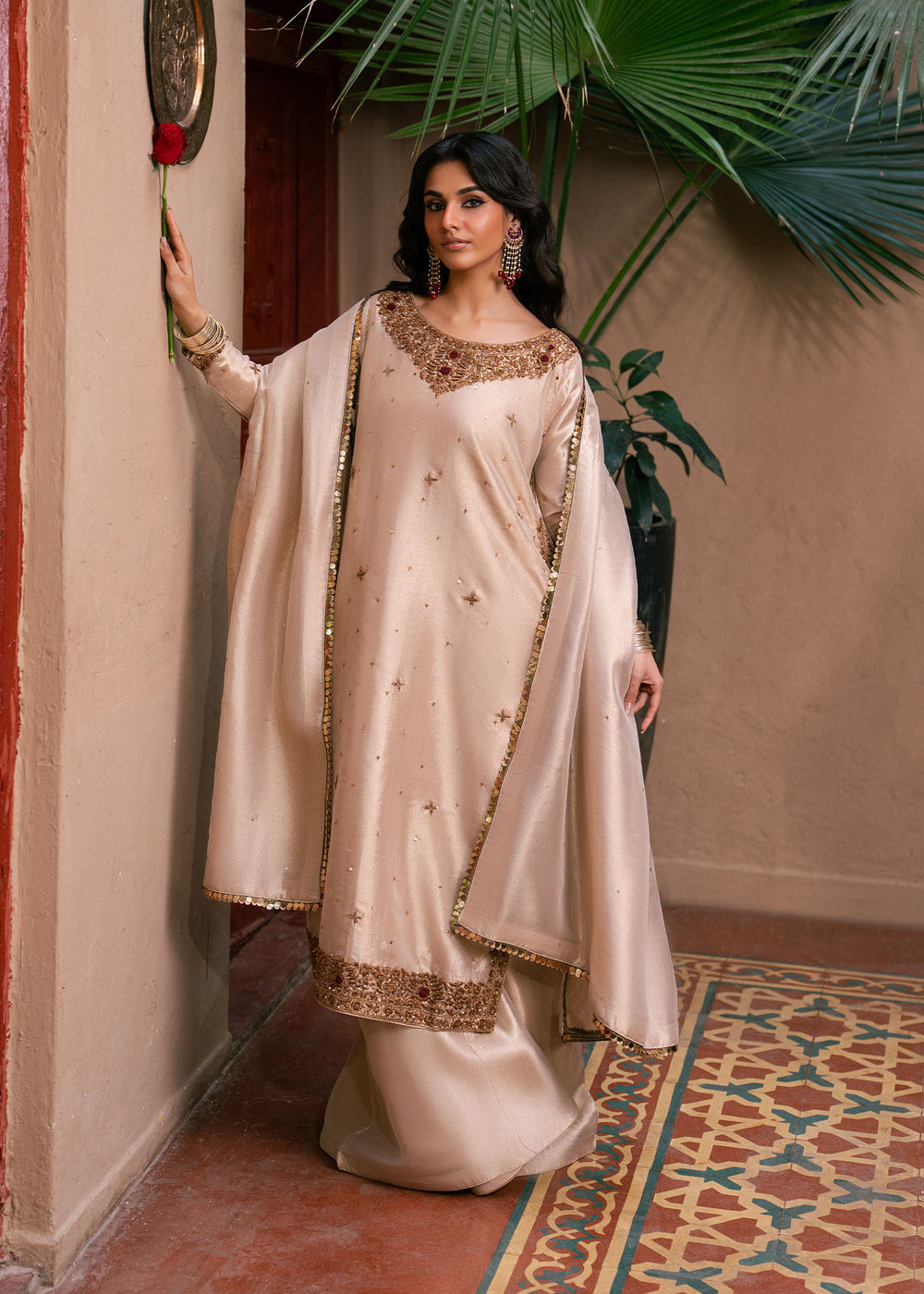 Haseens | Dastakh Pret | Riffat by Haseens - Designer Dress  - Type : Ladies Clothes - Available at Libayah - 100% Original 