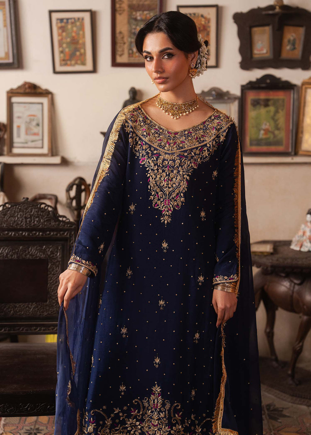 Haseen s | Dastakh Pret |Shabnama by Haseens - Designer Dress  - Type : Ladies Clothes - Available at Libayah - 100% Original 