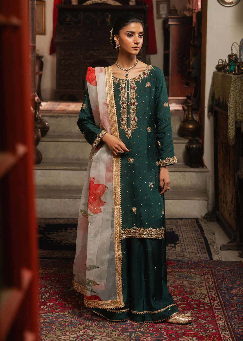 Haseens | Dastakh Pret | Dehleez by Haseens - Designer Dress  - Type : Ladies Clothes - Available at Libayah - 100% Original 