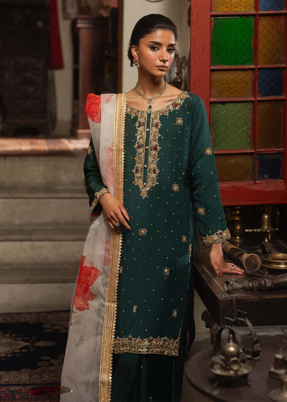 Haseens | Dastakh Pret | Dehleez by Haseens - Designer Dress  - Type : Ladies Clothes - Available at Libayah - 100% Original 