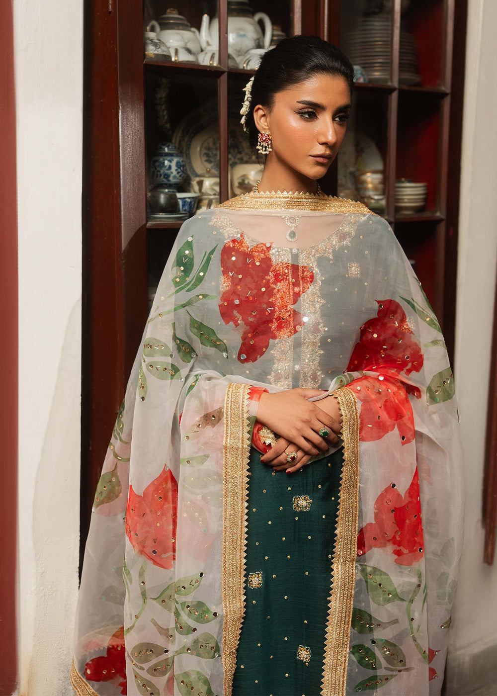 Haseens | Dastakh Pret | Dehleez by Haseens - Designer Dress  - Type : Ladies Clothes - Available at Libayah - 100% Original 