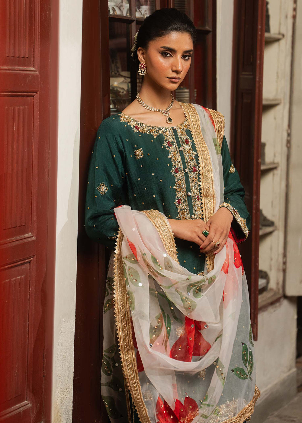Haseens | Dastakh Pret | Dehleez by Haseens - Designer Dress  - Type : Ladies Clothes - Available at Libayah - 100% Original 