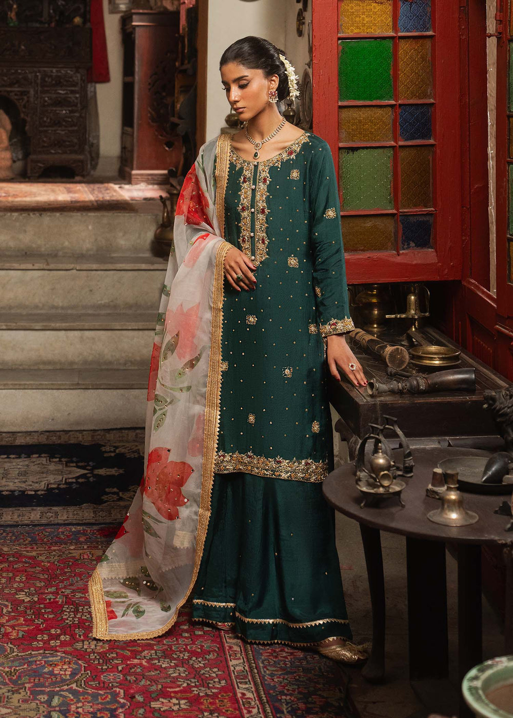Haseens | Dastakh Pret | Dehleez by Haseens - Designer Dress  - Type : Ladies Clothes - Available at Libayah - 100% Original 