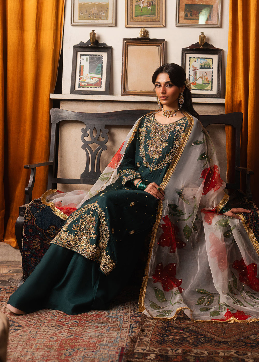 Haseens | Dastakh Pret | Tehwaara by Haseens - Designer Dress  - Type : Ladies Clothes - Available at Libayah - 100% Original 