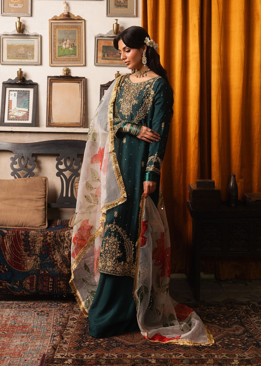 Haseens | Dastakh Pret | Tehwaara by Haseens - Designer Dress  - Type : Ladies Clothes - Available at Libayah - 100% Original 