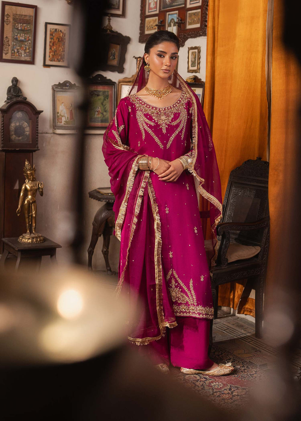 Haseens | Dastakh Pret | Foshina by Haseens - Designer Dress  - Type : Ladies Clothes - Available at Libayah - 100% Original 