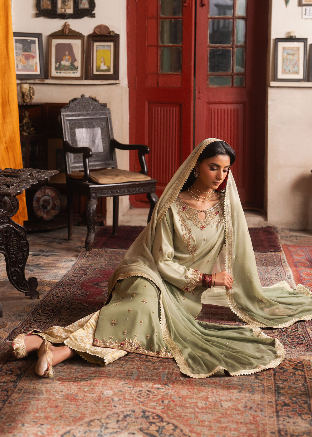 Haseens | Dastakh Pret |Kalpana by Haseens - Designer Dress  - Type : Ladies Clothes - Available at Libayah - 100% Original 