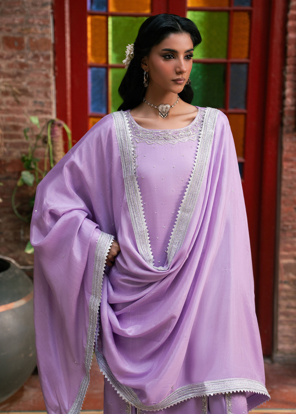 Haseens | Dastakh Pret | Lailaik by Haseens - Designer Dress  - Type : Ladies Clothes - Available at Libayah - 100% Original 