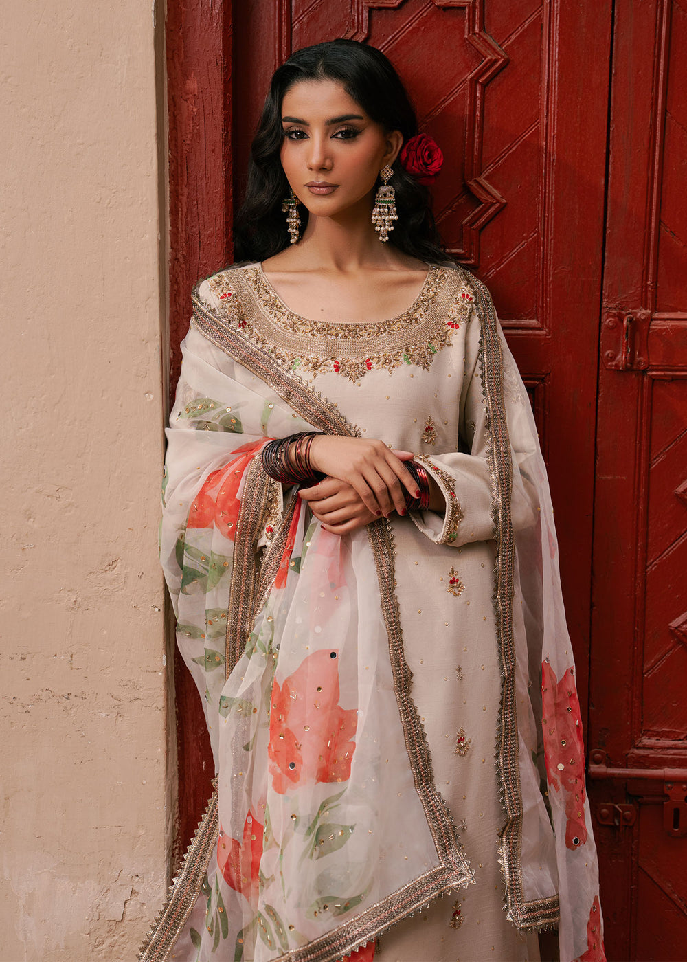 Haseens | Dastakh Pret | Sarapa by Charizma - Designer Dress  - Type : Ladies Clothes - Available at Libayah - 100% Original 