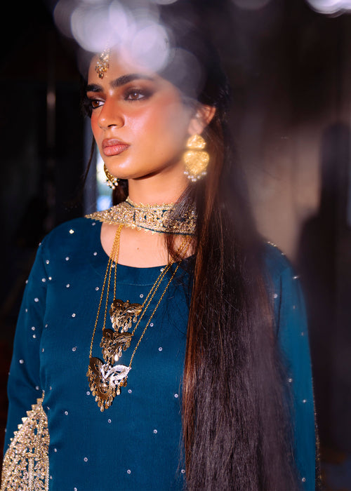 Haseens | Darbar Formals | Nishat by Haseens - Designer Dress  - Type : Ladies Clothes - Available at Libayah - 100% Original 