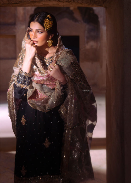 Haseens | Darbar Formals | Shabrang by Haseens - Designer Dress  - Type : Ladies Clothes - Available at Libayah - 100% Original 