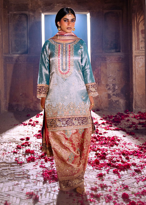 Haseens | Darbar Formals | Zarn«g�r by Haseens - Designer Dress  - Type : Ladies Clothes - Available at Libayah - 100% Original 