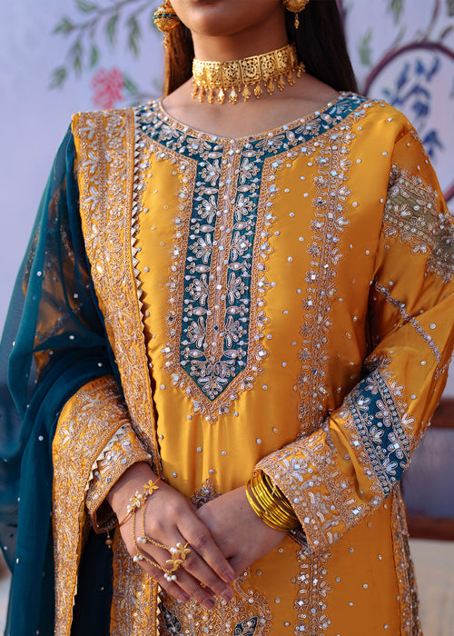 Haseens | Darbar Formals | Mehr�b by Haseens - Designer Dress  - Type : Ladies Clothes - Available at Libayah - 100% Original 
