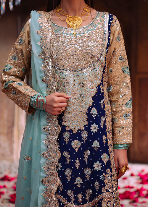 Haseens | Darbar Formals | Sh�hnazr by Haseens - Designer Dress  - Type : Ladies Clothes - Available at Libayah - 100% Original 