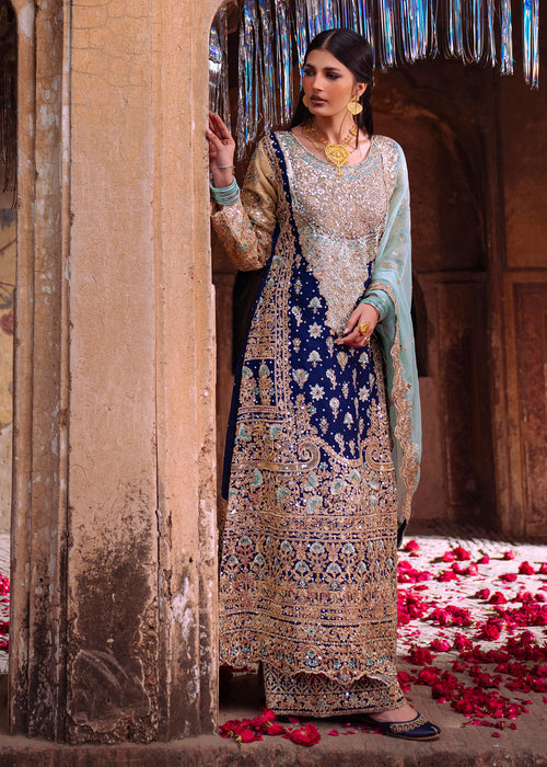 Haseens | Darbar Formals | Sh�hnazr by Haseens - Designer Dress  - Type : Ladies Clothes - Available at Libayah - 100% Original 