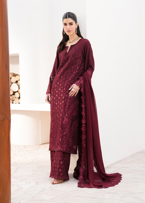 Saira Shakira | Saira Shakira Eid Pret | Garnet Grace by Saira Shakira - Designer Dress  - Type : Ladies Clothes - Available at Libayah - 100% Original 