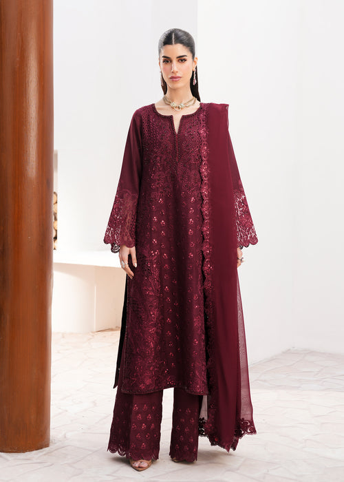 Saira Shakira | Saira Shakira Eid Pret | Garnet Grace by Saira Shakira - Designer Dress  - Type : Ladies Clothes - Available at Libayah - 100% Original 