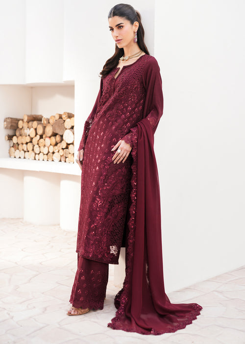 Saira Shakira | Saira Shakira Eid Pret | Garnet Grace by Saira Shakira - Designer Dress  - Type : Ladies Clothes - Available at Libayah - 100% Original 