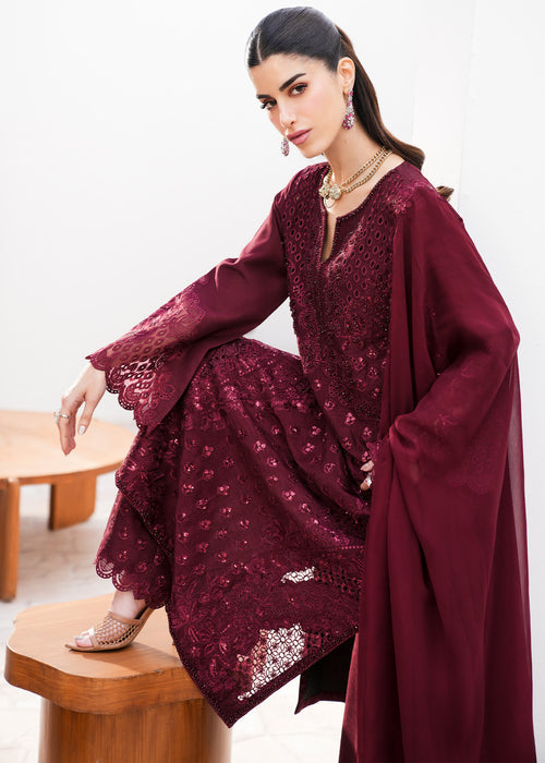 Saira Shakira | Saira Shakira Eid Pret | Garnet Grace by Saira Shakira - Designer Dress  - Type : Ladies Clothes - Available at Libayah - 100% Original 