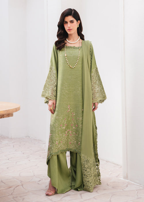 Saira Shakira | Saira Shakira Eid Pret | Verdant Veil by Saira Shakira - Designer Dress  - Type : Ladies Clothes - Available at Libayah - 100% Original 