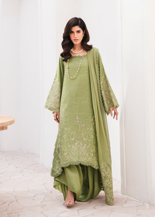 Saira Shakira | Saira Shakira Eid Pret | Verdant Veil by Saira Shakira - Designer Dress  - Type : Ladies Clothes - Available at Libayah - 100% Original 