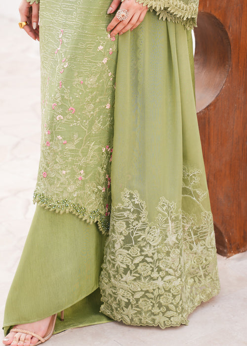 Saira Shakira | Saira Shakira Eid Pret | Verdant Veil by Saira Shakira - Designer Dress  - Type : Ladies Clothes - Available at Libayah - 100% Original 
