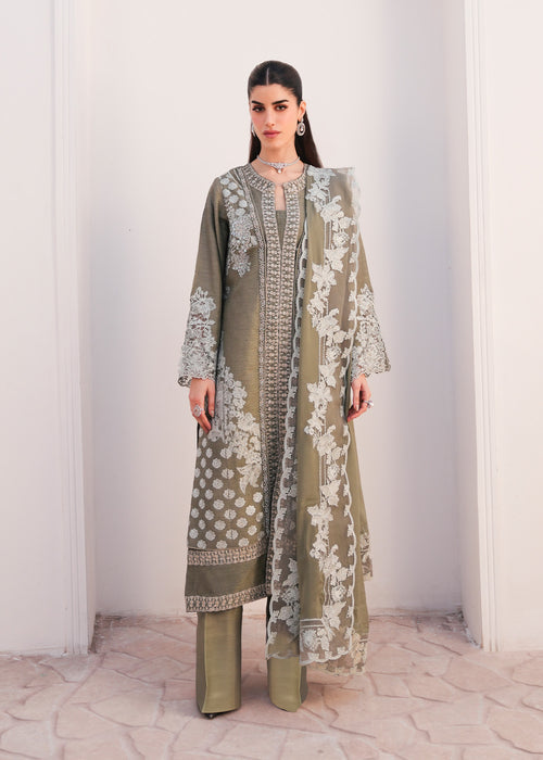 Saira Shakira | Saira Shakira Eid Pret | Ashen Aura by Saira Shakira - Designer Dress  - Type : Ladies Clothes - Available at Libayah - 100% Original 