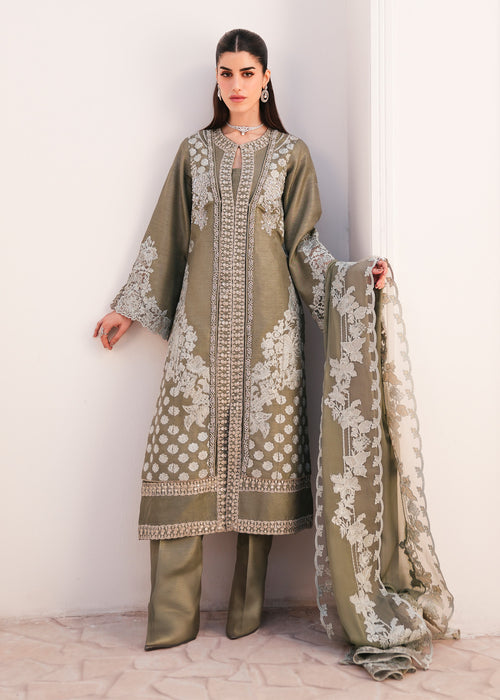 Saira Shakira | Saira Shakira Eid Pret | Ashen Aura by Saira Shakira - Designer Dress  - Type : Ladies Clothes - Available at Libayah - 100% Original 