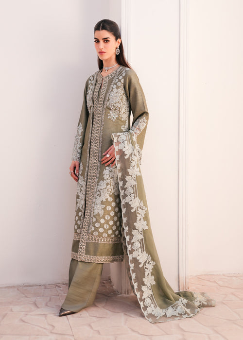 Saira Shakira | Saira Shakira Eid Pret | Ashen Aura by Saira Shakira - Designer Dress  - Type : Ladies Clothes - Available at Libayah - 100% Original 