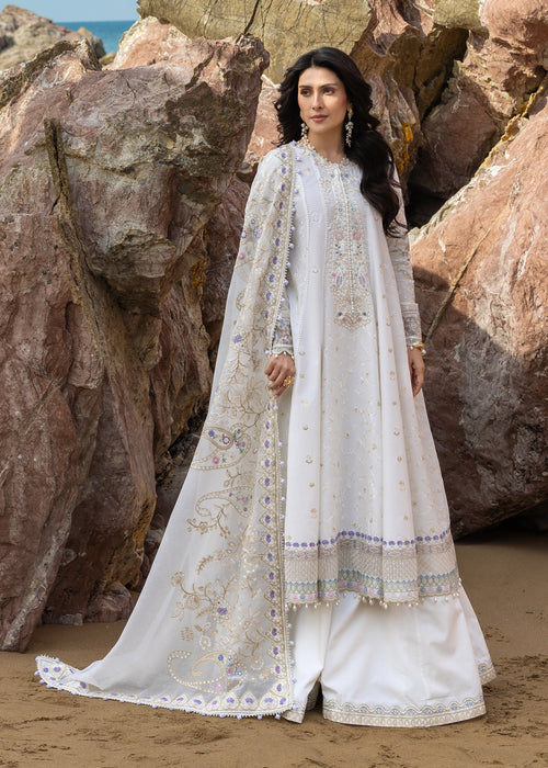 Sadaf Fawad Khan | Lawn 26 | Noor by Sadaf Fawad Khan - Designer Dress  - Type : Ladies Clothes - Available at Libayah - 100% Original 
