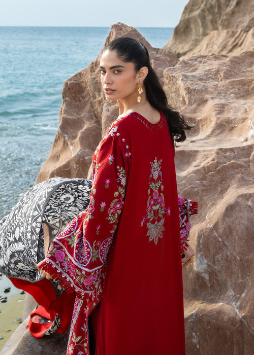 Sadaf Fawad Khan | Lawn 26 | Laal by Sadaf Fawad Khan - Designer Dress  - Type : Ladies Clothes - Available at Libayah - 100% Original 