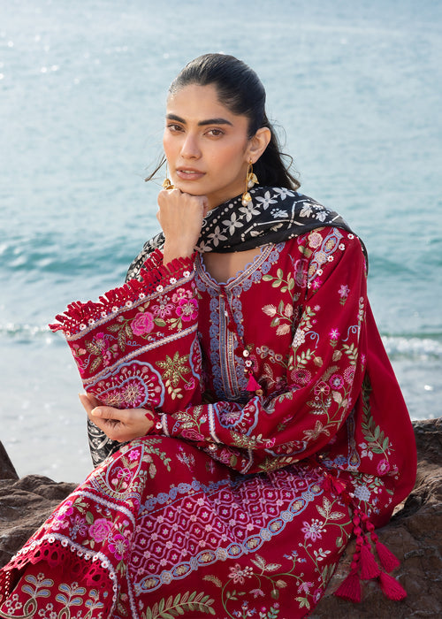 Sadaf Fawad Khan | Lawn 26 | Laal by Sadaf Fawad Khan - Designer Dress  - Type : Ladies Clothes - Available at Libayah - 100% Original 
