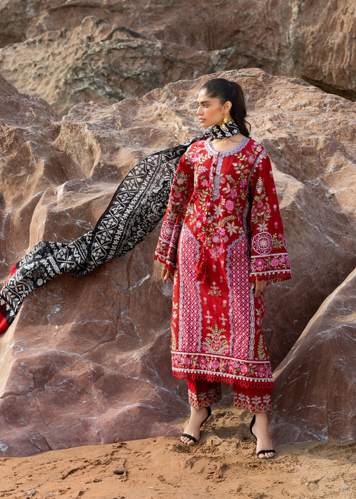 Sadaf Fawad Khan | Lawn 26 | Laal by Sadaf Fawad Khan - Designer Dress  - Type : Ladies Clothes - Available at Libayah - 100% Original 
