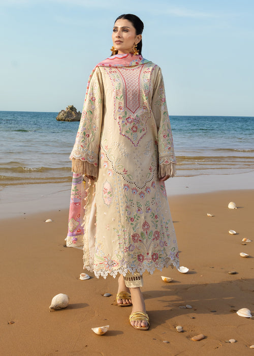 Sadaf Fawad Khan | Lawn 26 | Sunehri by Sadaf Fawad Khan - Designer Dress  - Type : Ladies Clothes - Available at Libayah - 100% Original 