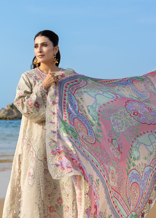 Sadaf Fawad Khan | Lawn 26 | Sunehri by Sadaf Fawad Khan - Designer Dress  - Type : Ladies Clothes - Available at Libayah - 100% Original 