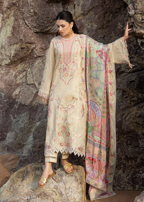 Sadaf Fawad Khan | Lawn 26 | Sunehri by Sadaf Fawad Khan - Designer Dress  - Type : Ladies Clothes - Available at Libayah - 100% Original 